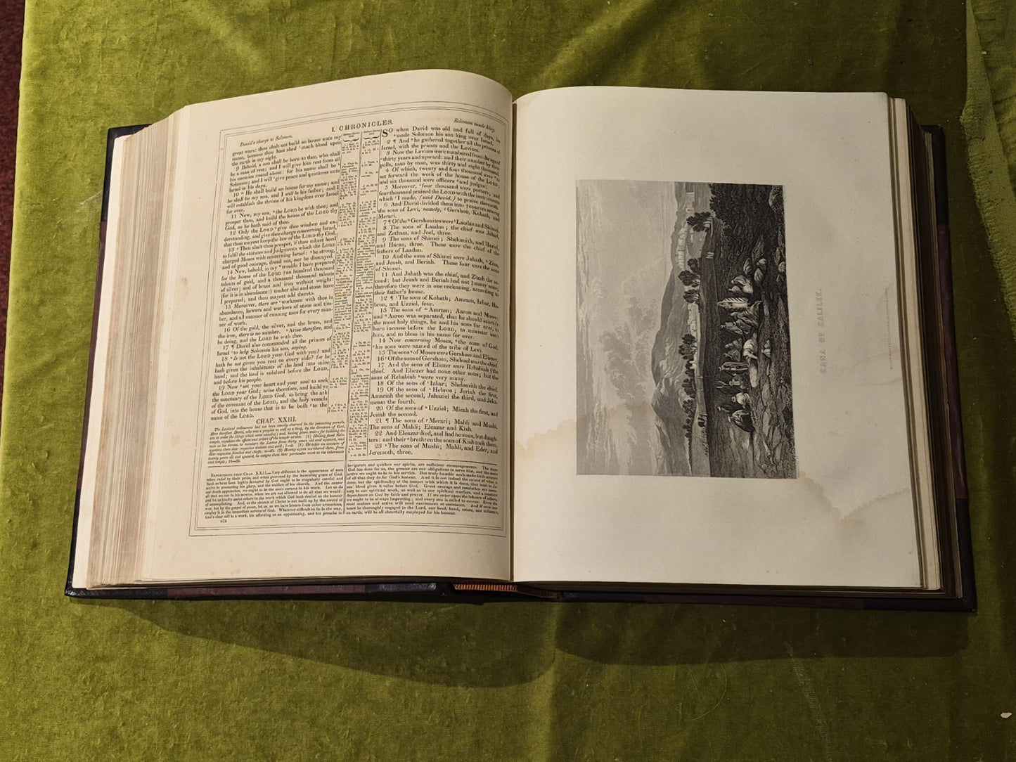 Holy Bible With Notes & Observations By Rev. John Brown Large Family Bible VGC13