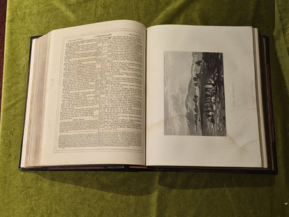Holy Bible With Notes & Observations By Rev. John Brown Large Family Bible VGC13