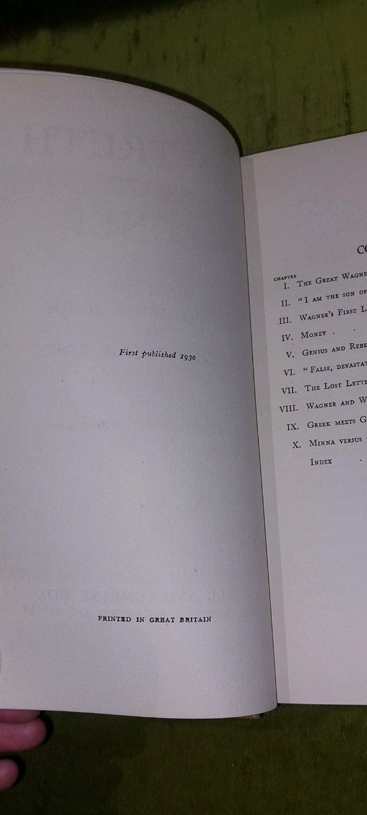 The Truth About Wagner By Philip Hurn & Waverley Root [Cassell & Co] 1930 Hb3