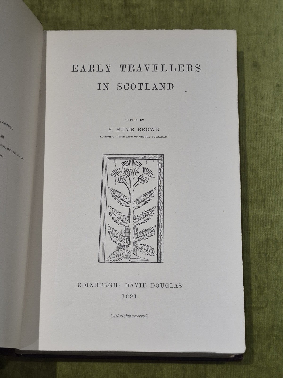 Early Travellers in Scotland & Scotland Before 1700 Contemporary Docs Hume Brown5