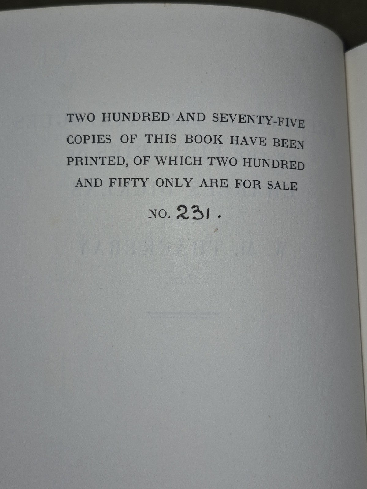 Catalogue of the Library of Charles Dickens Thackeray Piccadilly Press 19355