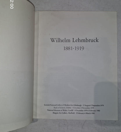 Wilhelm Lehmbruck, 18811919 Scottish National Gallery Of Modern Art. 19792