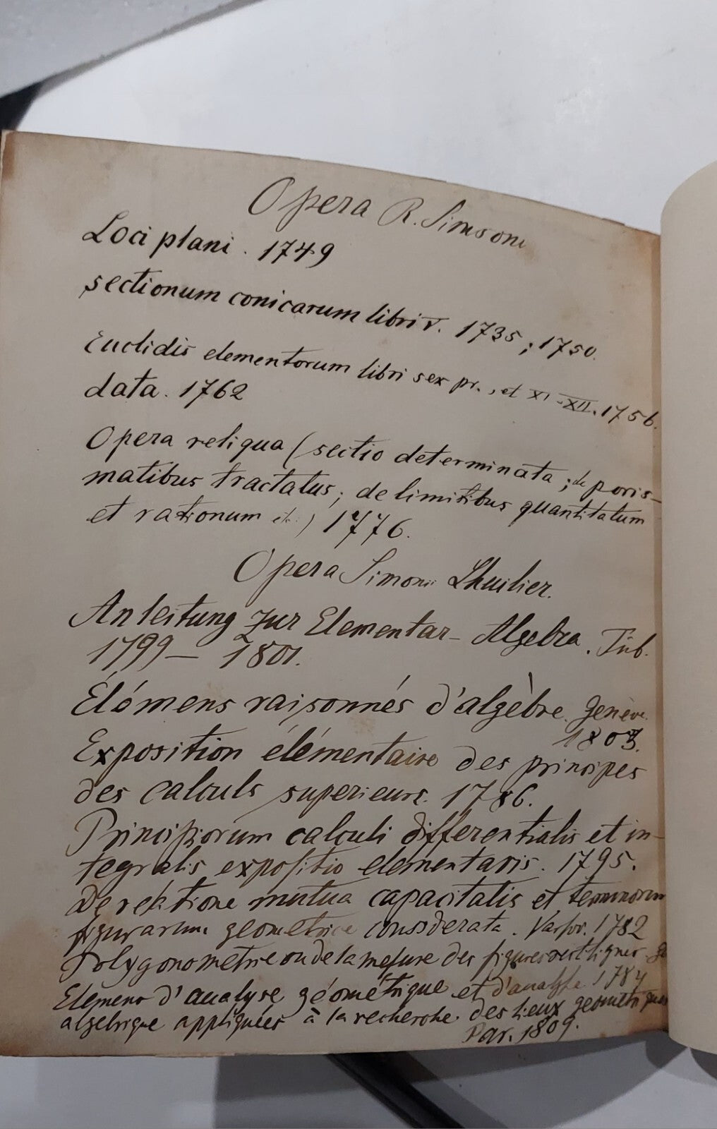 Life And Writings Of Robert Simson M.D. By Rev William Trail 1812 First Edition 5