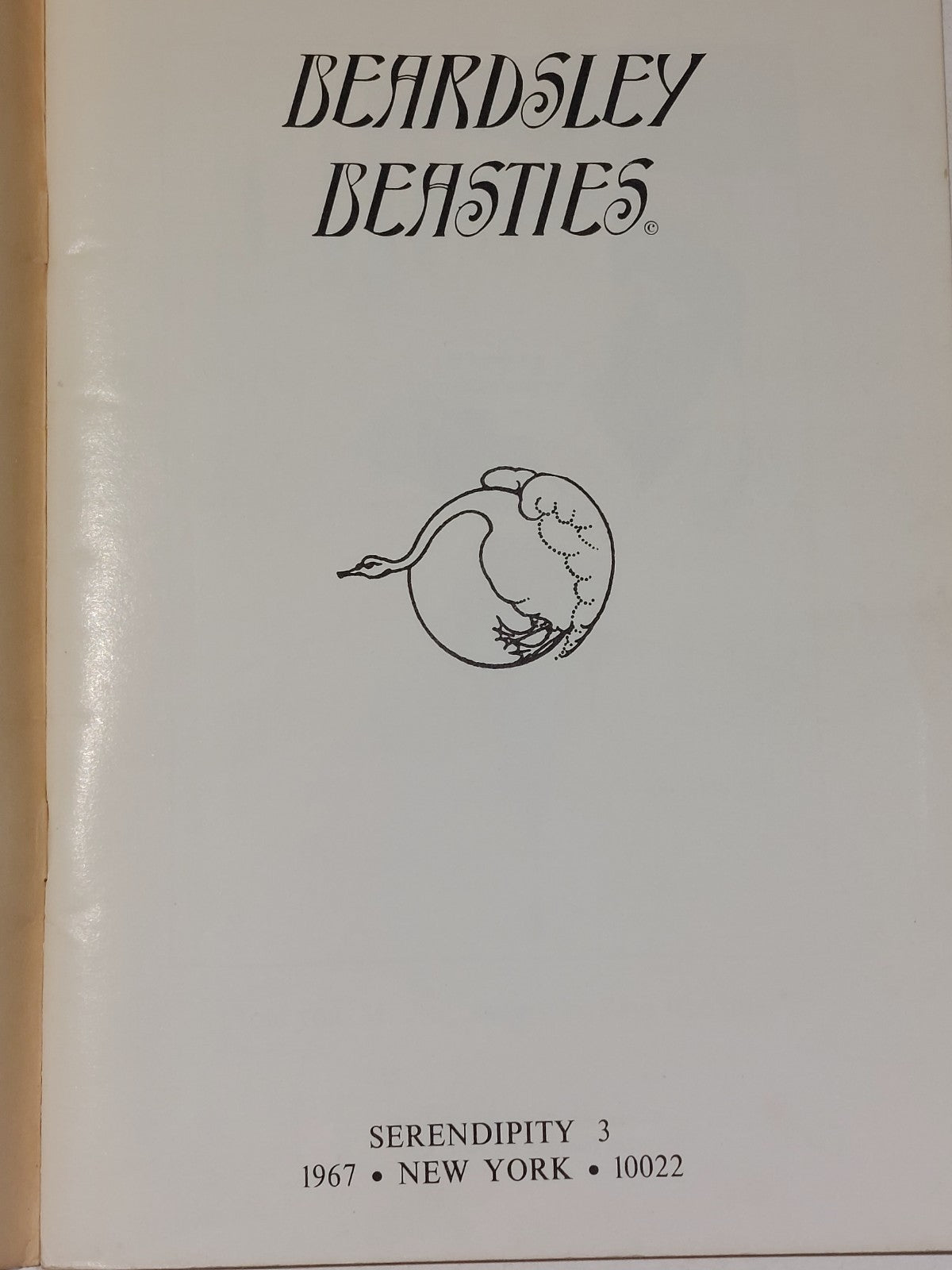 Beardsley Beasties Serendipity 3 1967 New York Aubrey Beardsley Booklet 2