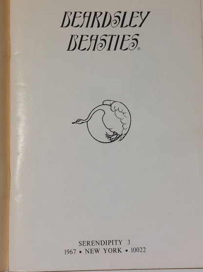 Beardsley Beasties Serendipity 3 1967 New York Aubrey Beardsley Booklet 2