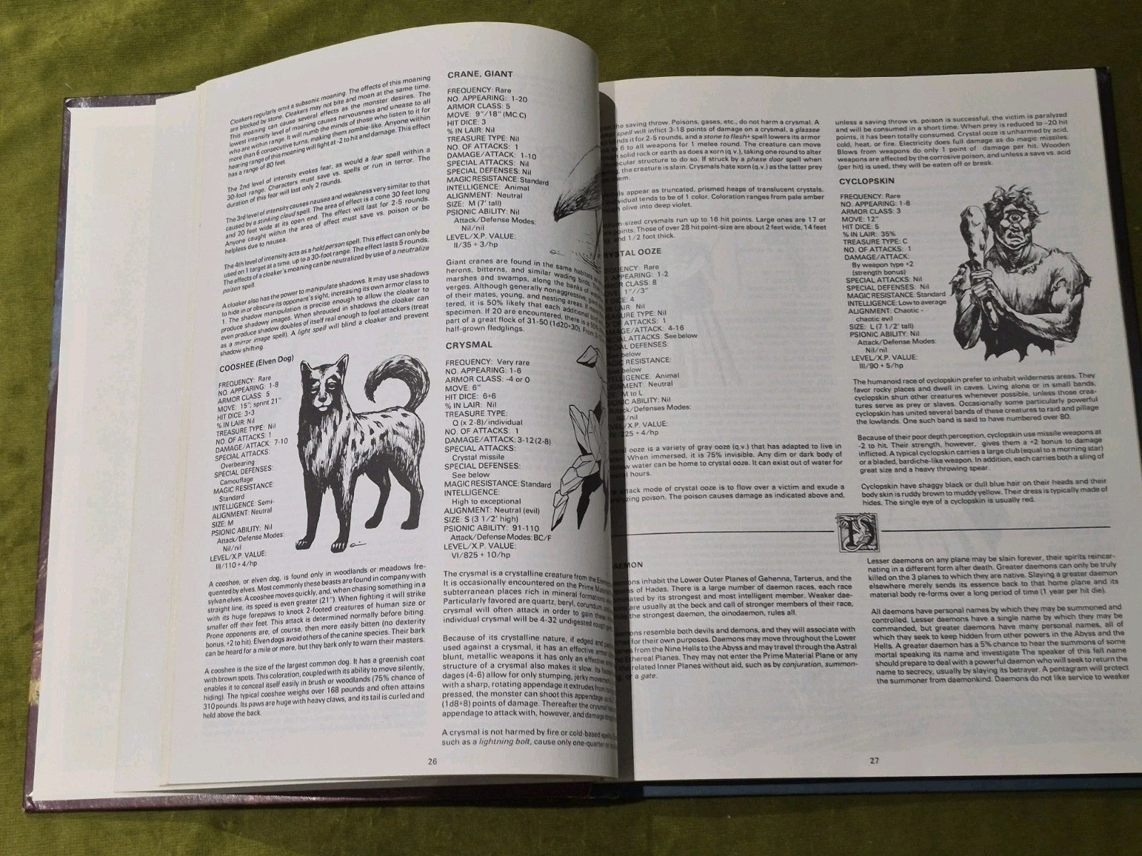 Advanced Dungeons & Dragons AD&D Monster Manual II Hardback 2016 TSR 19834