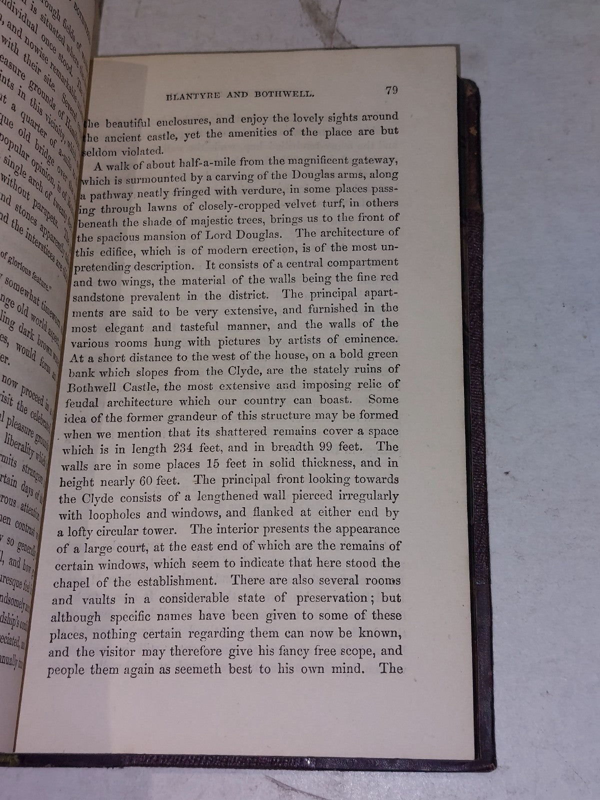 Rambles Round Glasgow by Hugh MacDonald (1860) 3rd ed hb book Leather  Bound4