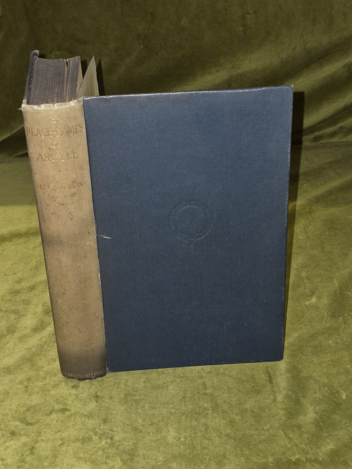 The Place Names of Argyll 1st Edition HB, H. Cameron Gillies,0