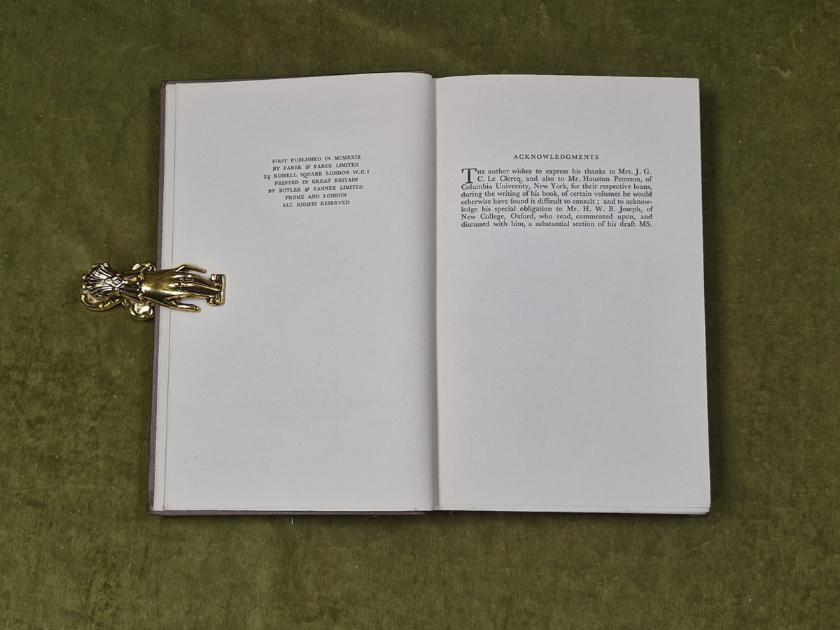 Our Present Philosophy of Life - Montgomery Belgion , Faber 1929 1st HB5