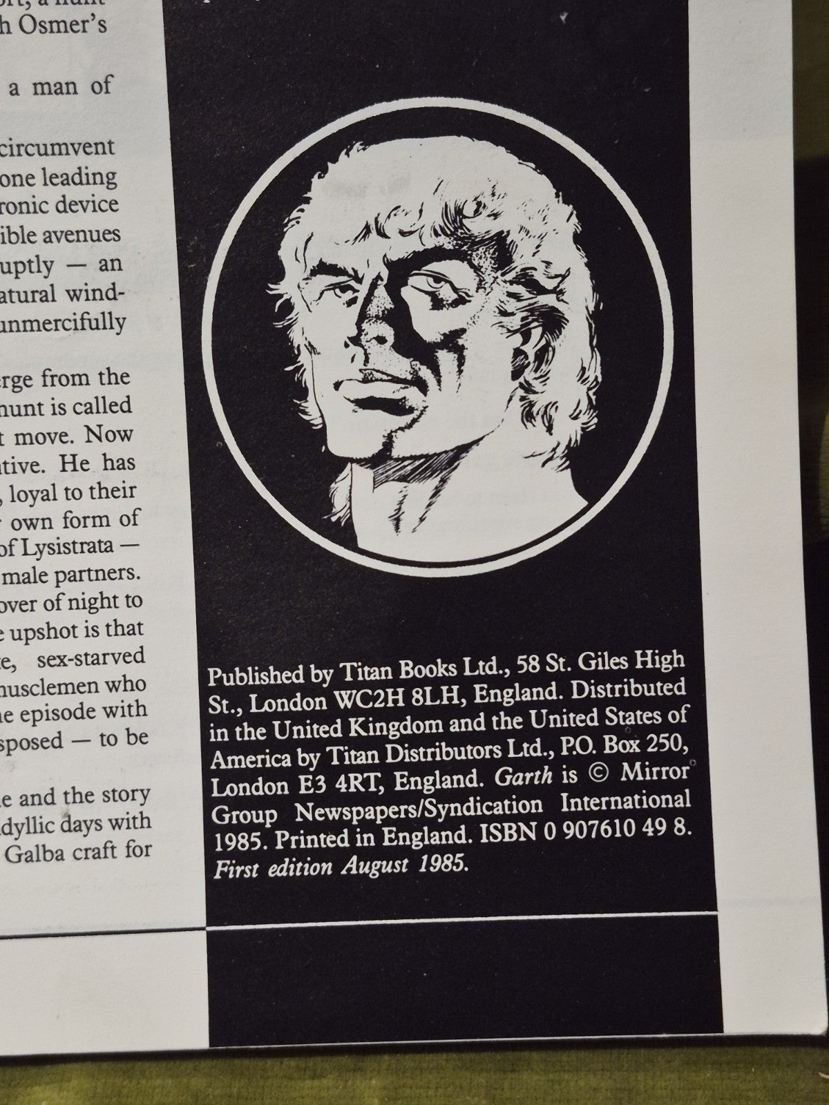 Garth: Women of Galba Comic Strip by Jim Edgar Paperback (1985)3