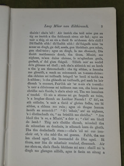 Reading Book Gaelic Class University of Edinburgh 1889 Machlachlan6
