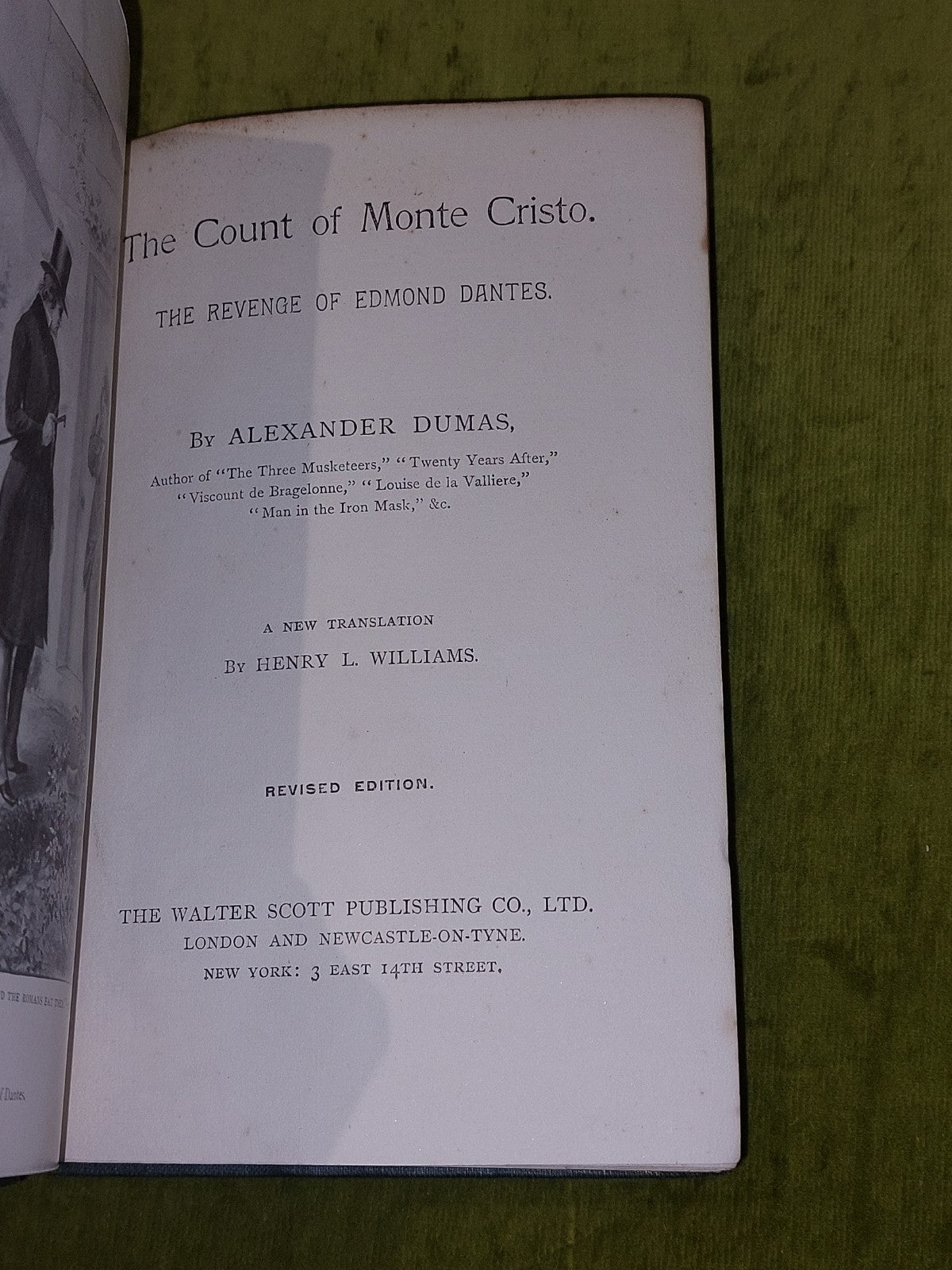 Monto Cristo : Revenge Of Dantes & Edmund Dantes By Alexander Dumas In 2 Volumes4
