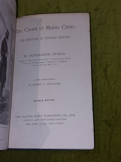 Monto Cristo : Revenge Of Dantes & Edmund Dantes By Alexander Dumas In 2 Volumes4