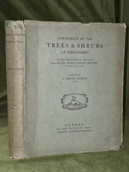 Catalogue of the Trees and Shrubs At Westonbirt 1927 Oxford University Press1