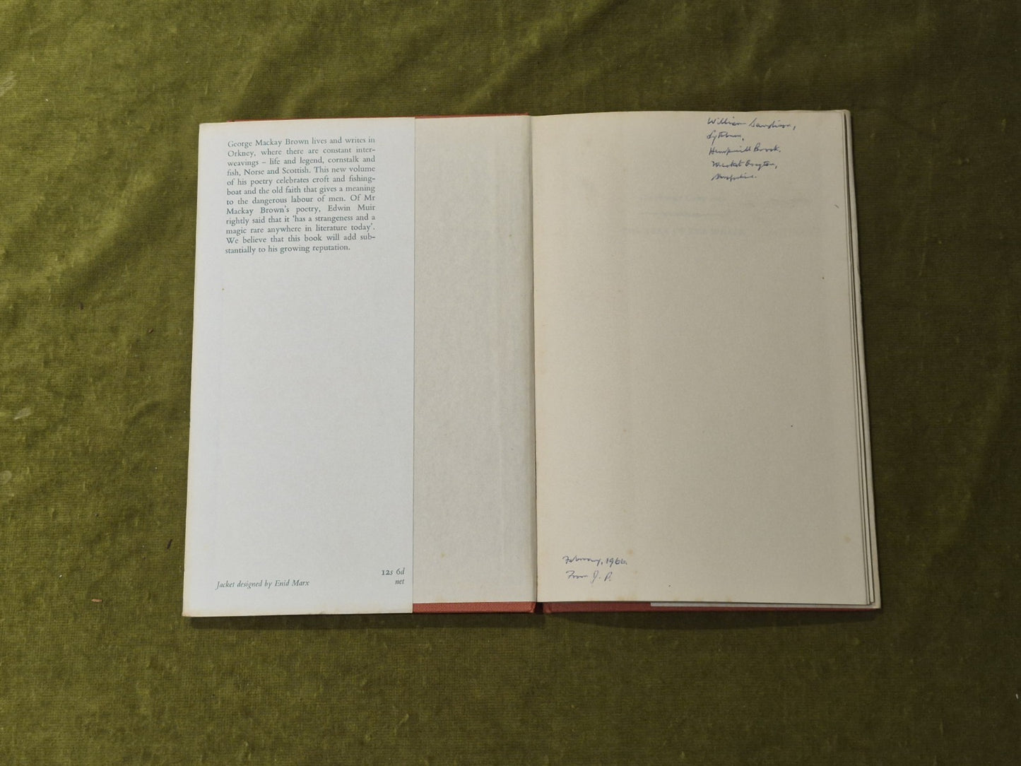 The Year of the Whale - George MacKay Brown , Chatto & Windus 1965 1st HB DJ3