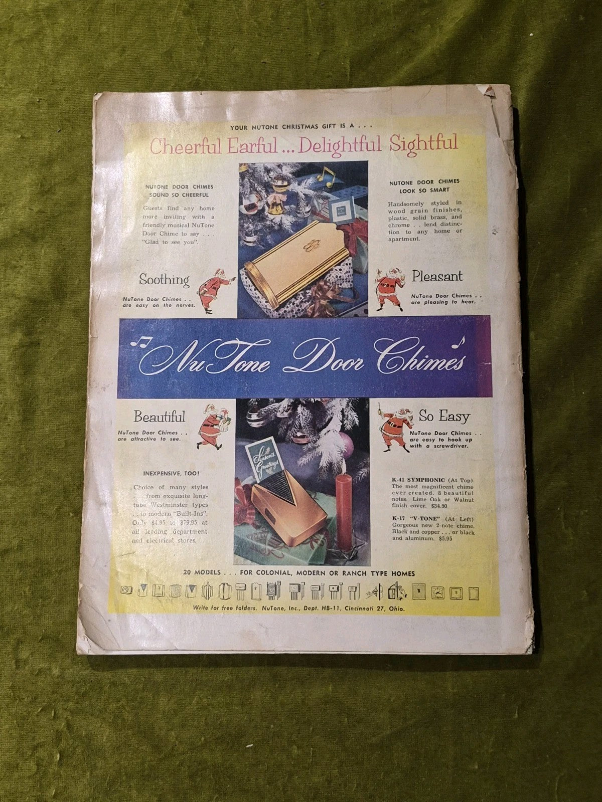House Beautiful Magazine November 1955 Volume 98, No. 11 - Frank Lloyd Wright1