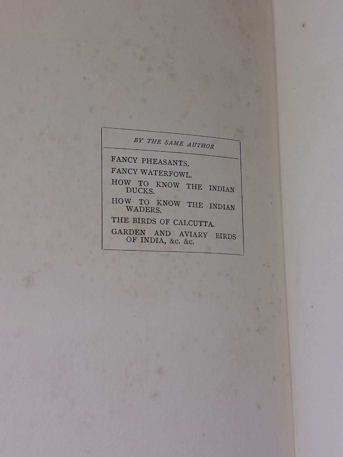 Ornithological and Other Oddities by Frank Finn 1st edition (1907) John Lane 5
