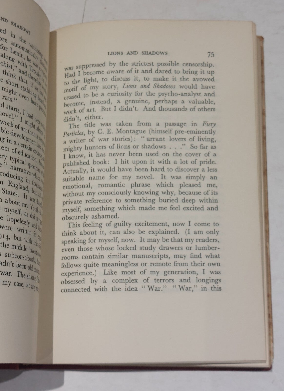 Lions and Shadows by Christopher Isherwood Hardback Book (1953)6