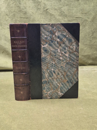 Graham R Tomson - Ballads of the North Countrie , Scott 1888 Half-Calf Binding0