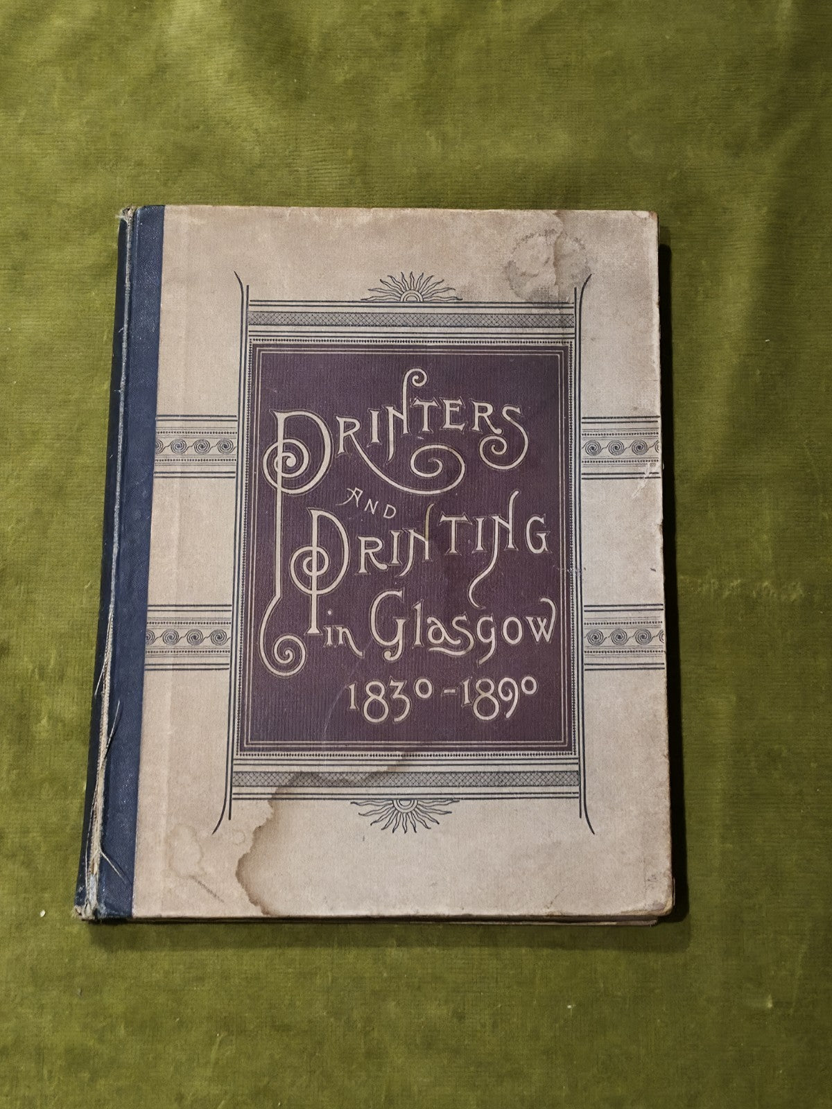 Printers and Printing in Glasgow 1830–1890 by Andrew Bird 18900