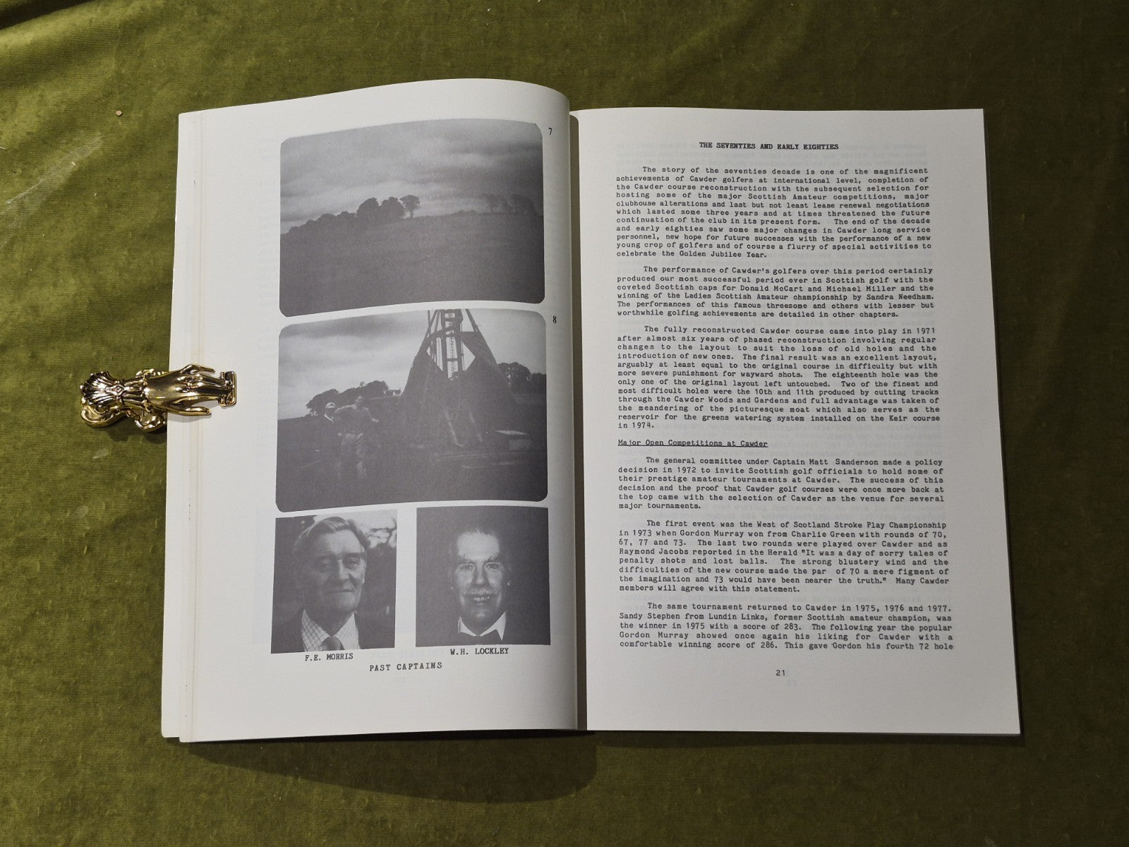 The Cawder Story: Cawder Golf Club - John Cubbage PB5