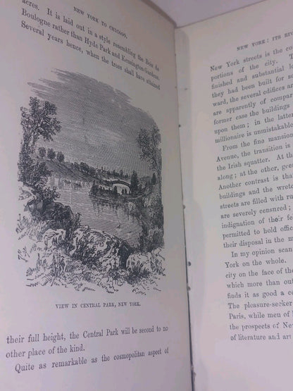 1900 HALF HOURS IN THE WIDE WEST  Quarter Leather Book 4