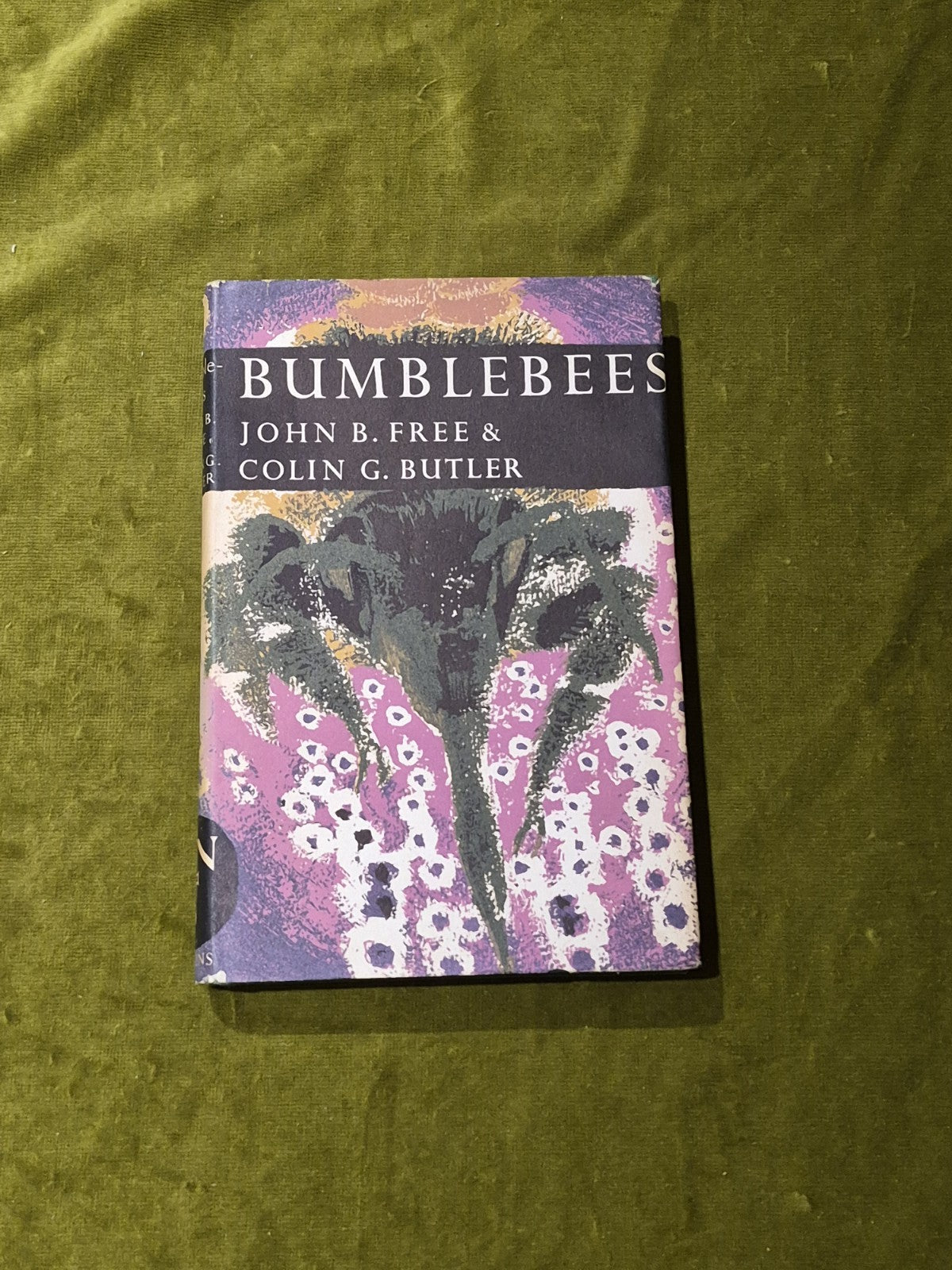 Bumblebees - New Naturalist - John B Free & Colin G Butler HB DJ 1968 reprint0