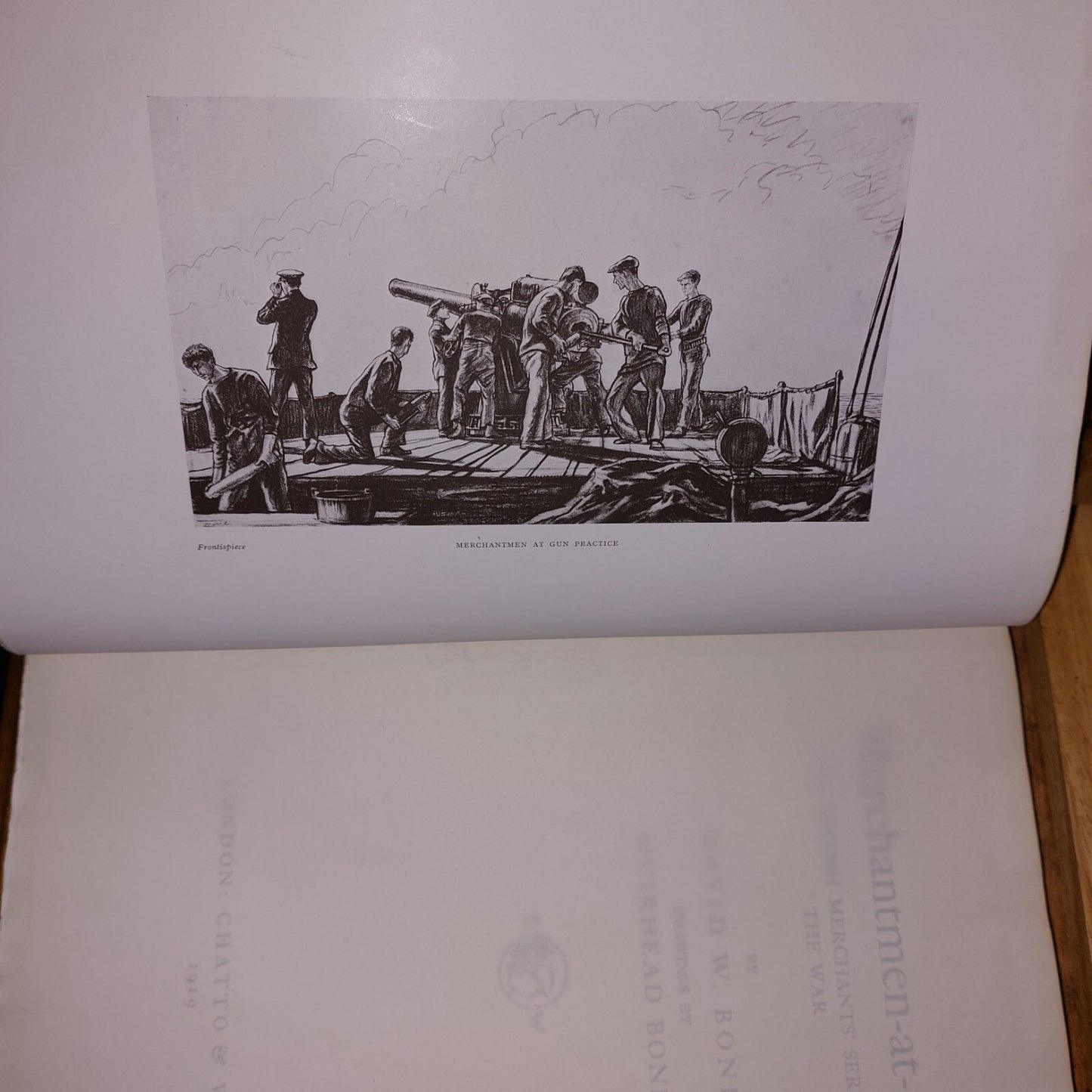 "MERCHANTMENATARMS: THE BRITISH MERCHANTS' SERVICE IN THE WAR  Bone, David W"9