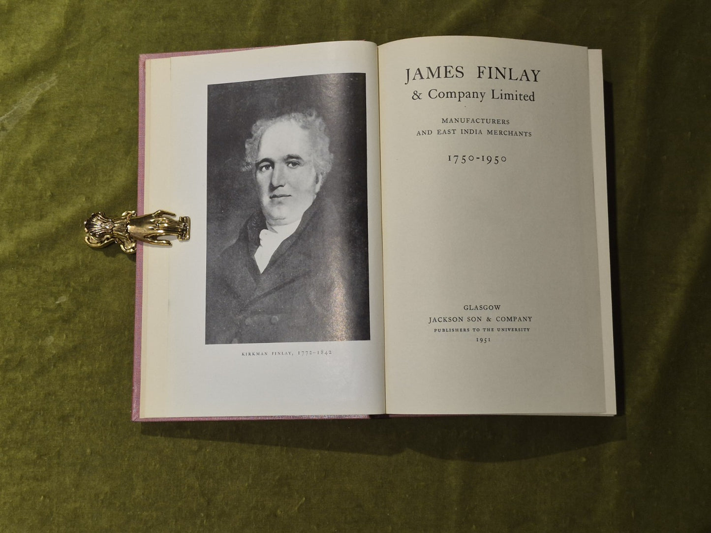 James Finlay & Company ltd, Manufacturers and East India Merchants 1750-1951 1st3