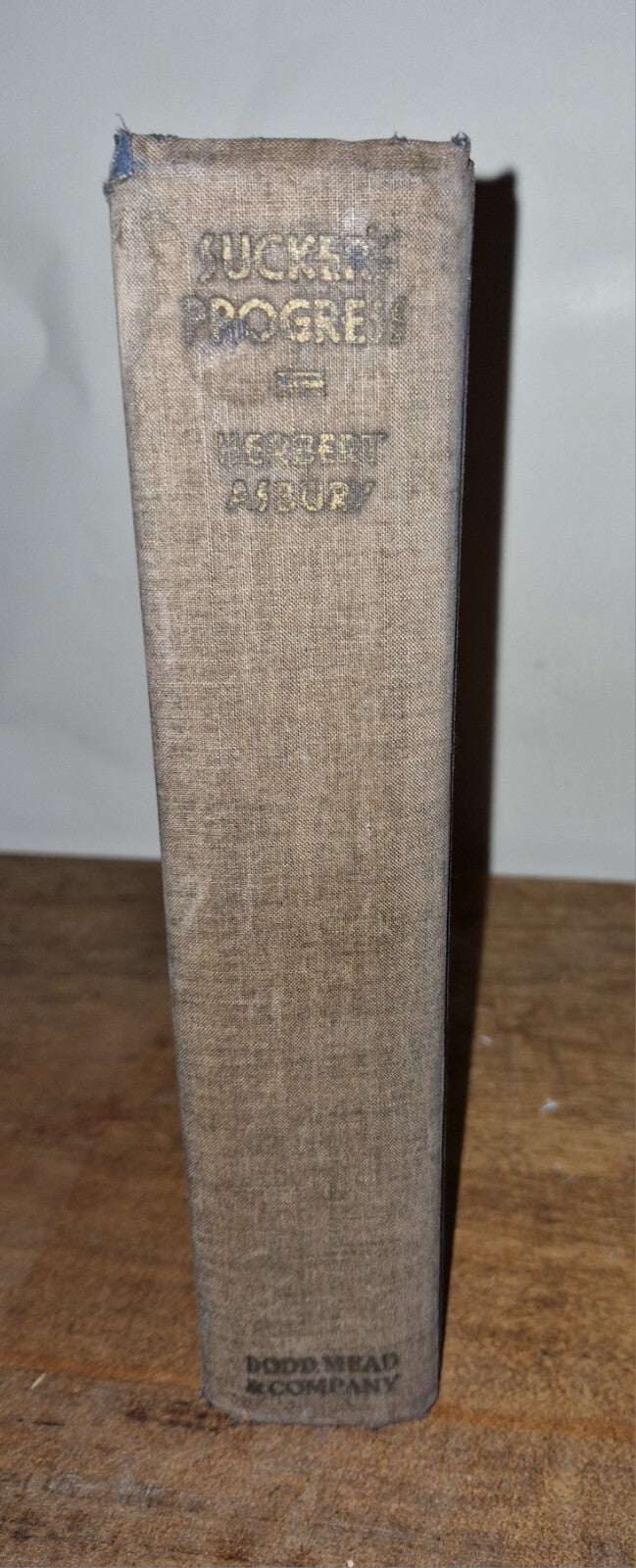 SUCKER'S PROGRESS by Herbert Asbury - 1938 Hardcover First Edition Illustrated 1