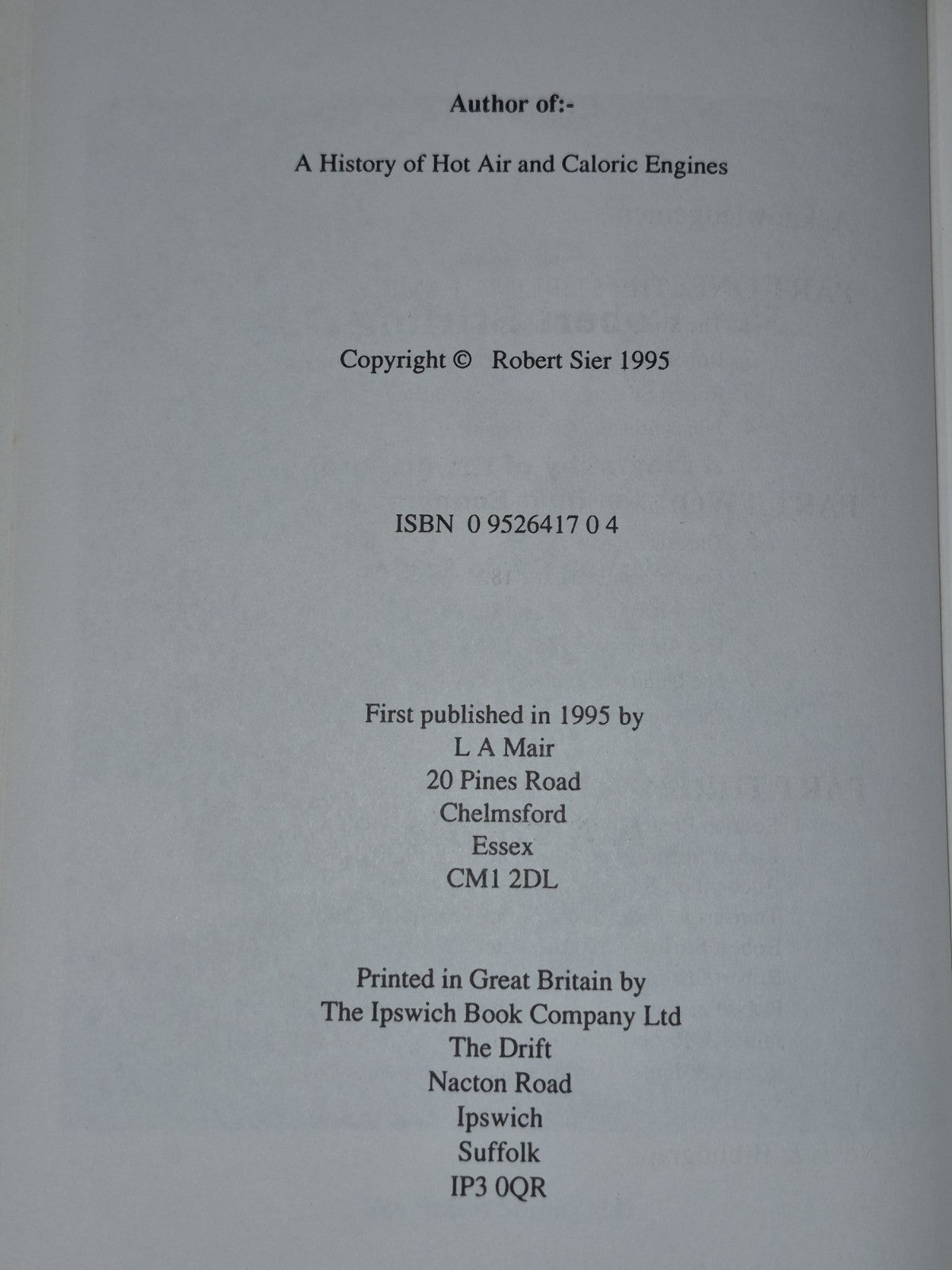 Rev Robert Stirling A Biography of the Inventor of the Heat Economiser Sier2