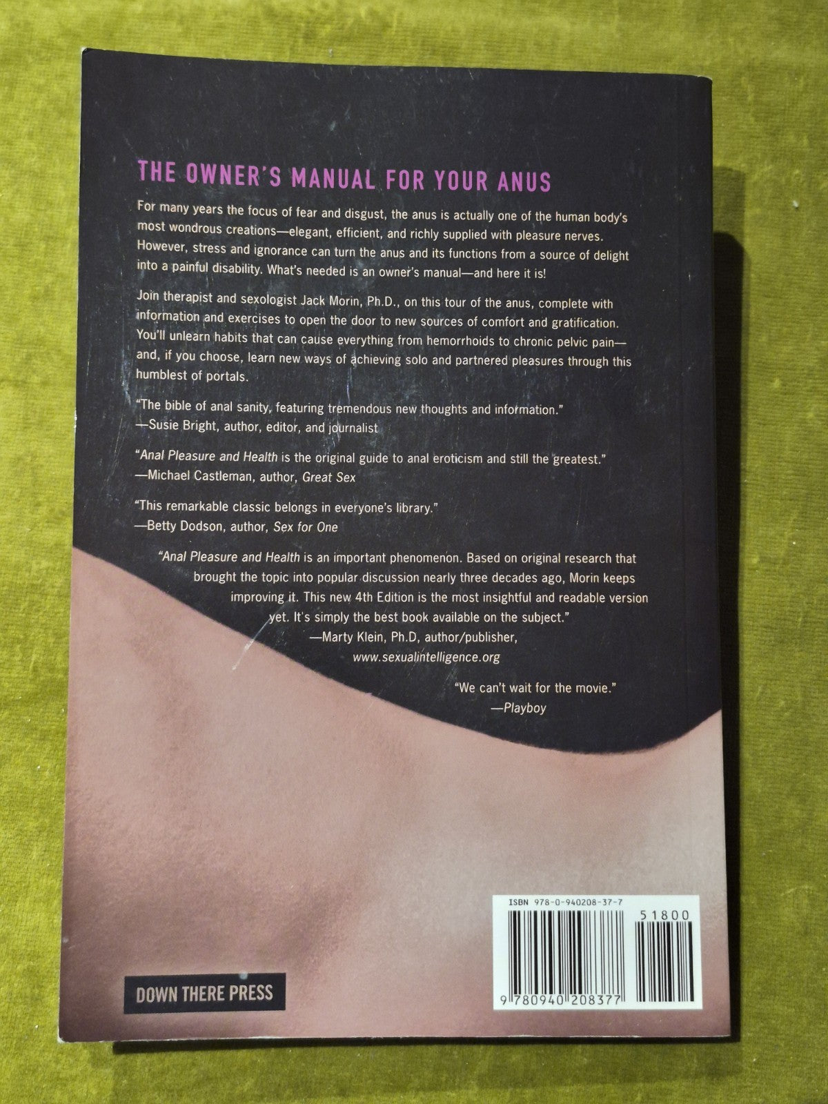 Anal Pleasure and Health Jack Morin 4th Revised Edition1