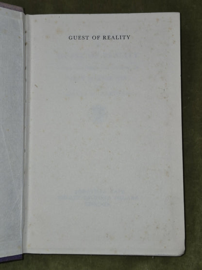 Guest of Reality First Edition Erik Mesterton Jonathan Cape 19364