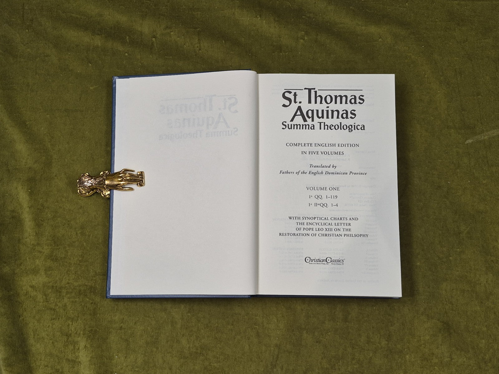 Summa Theologica in 5 Vols - Saint Thomas Aquinas , Christian Classics 1981 HB3