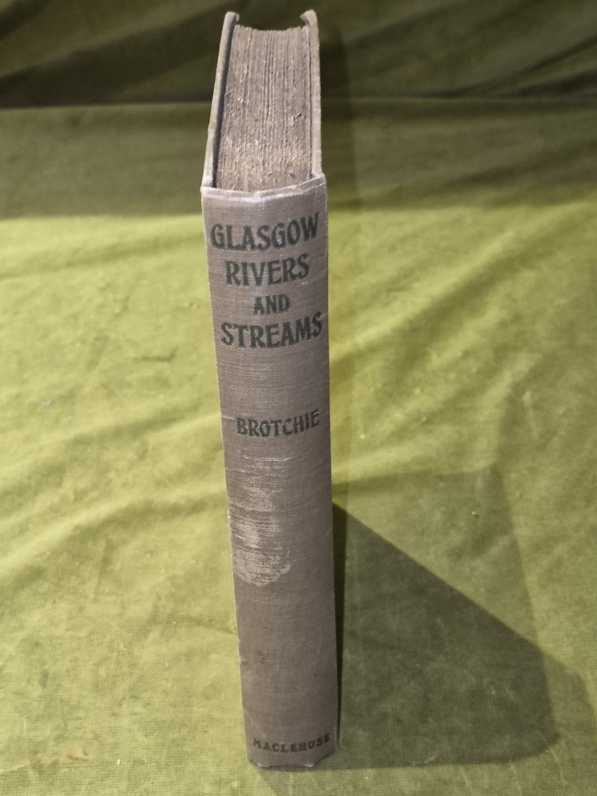 Glasgow Rivers and Streams Legends & Lore Book 1914 T Brotchie 1st Ed Scotland2