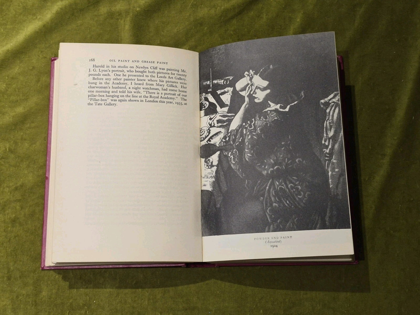 Oil Paint and Grease Paint Autobiography of Laura Knight  1936 early reprint HB7