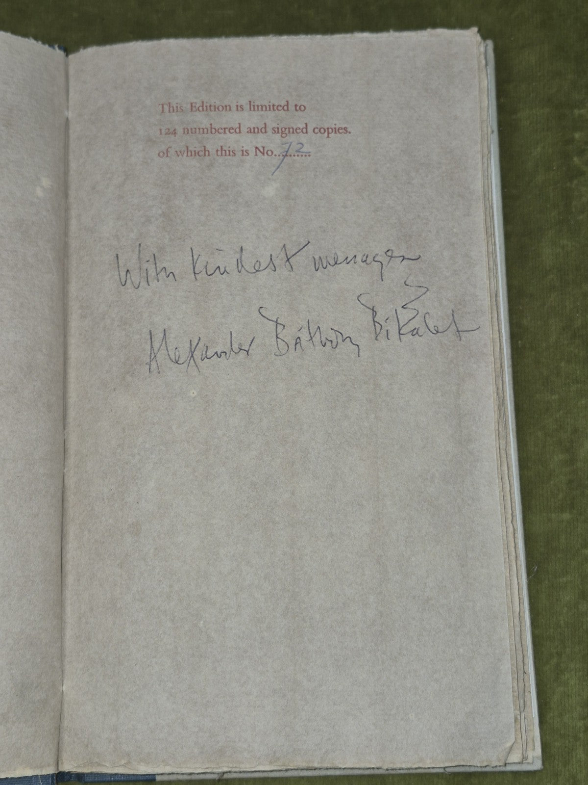 Dark Journey Alexander Bikales Elephant Press 1974 SIGNED Archibald Craig4