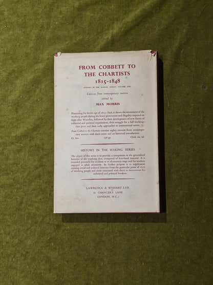 Ernest Jones : Chartist - John Saville , Lawrence and Wishart 1952 1st HB DJ1