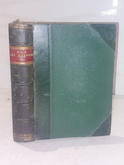 Rab & His Friends, Pet Marjorie, Minchmoor By John Brown (1859) Leather Hb Short0