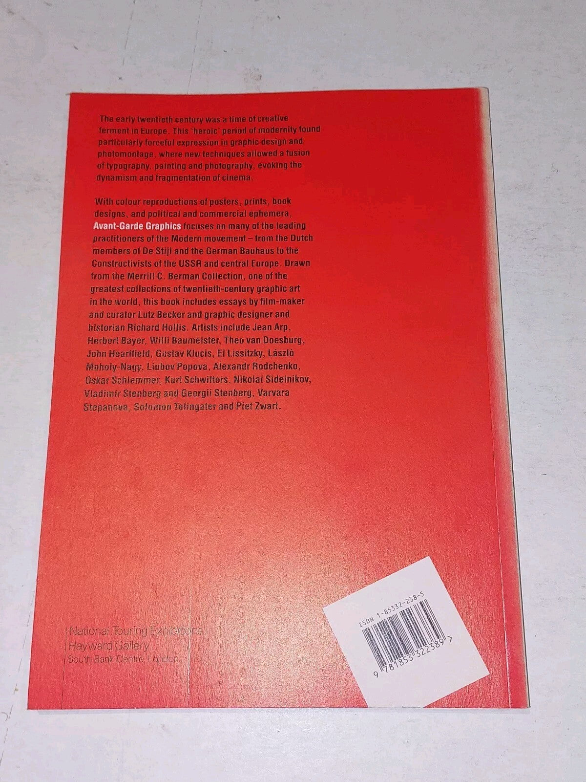 Avant-Garde Graphics, 1918-1934, Lutz Becker (2004) Pb Book2