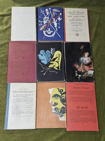 Eric Linklater First Editions Job Lot Dustjackets 3