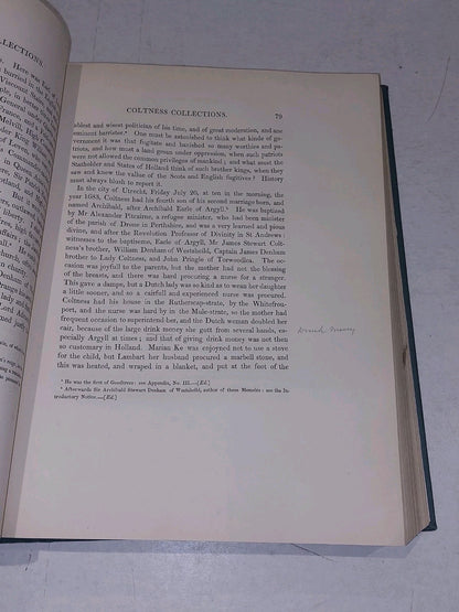 Maitland Club, The Coltness collections, M.DC.VIII.M.DCCC.XL (1842) Hb Book4