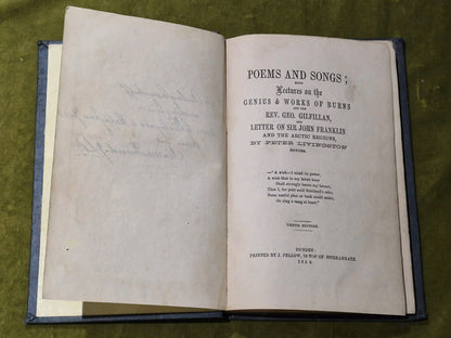 Poems and Songs; With Lectures On The Genius and Works of Burns4