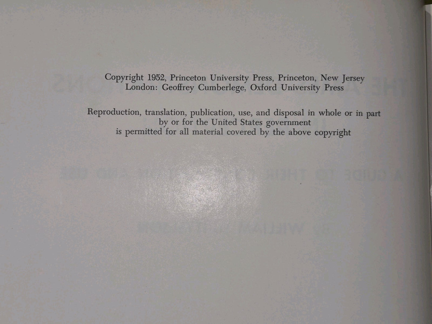 The Ames Demonstrations in Perception (1952) William H. Ittelson5