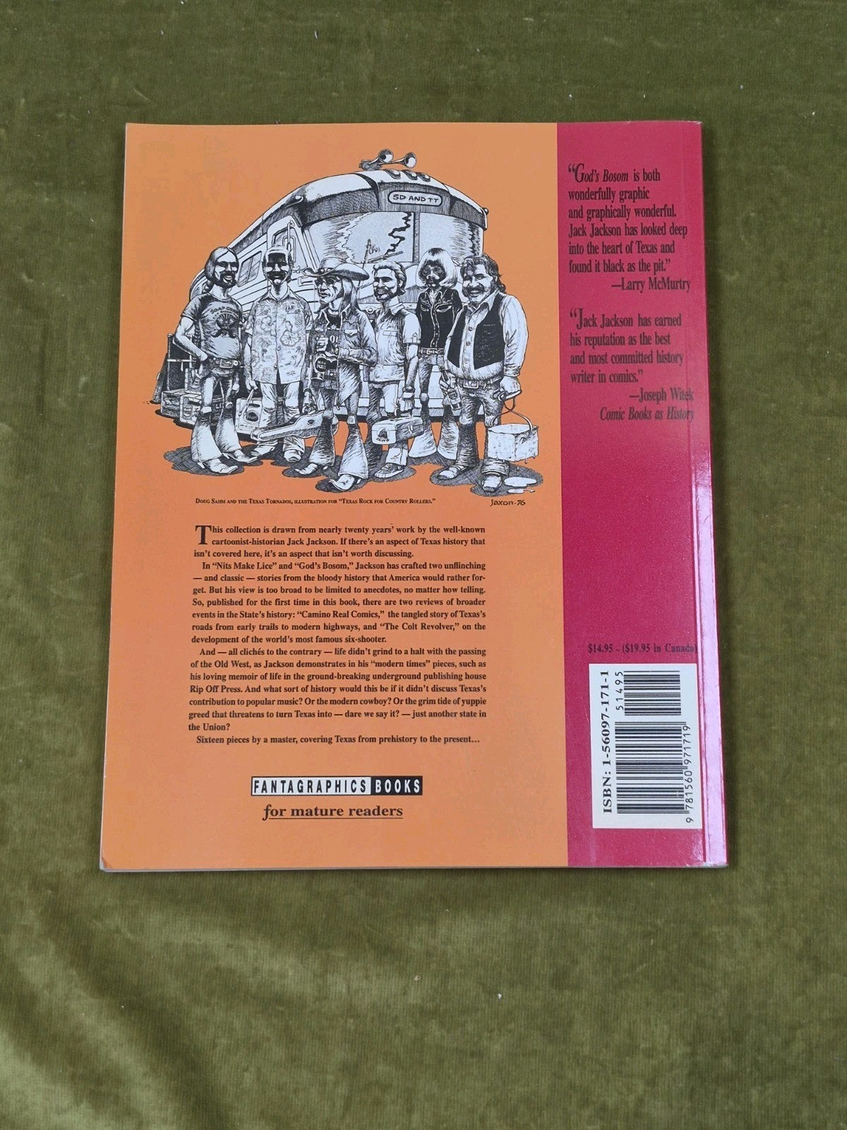God's Bosom & Other Stories - Jack Jackson , Fantagraphics 1995 1st PB1