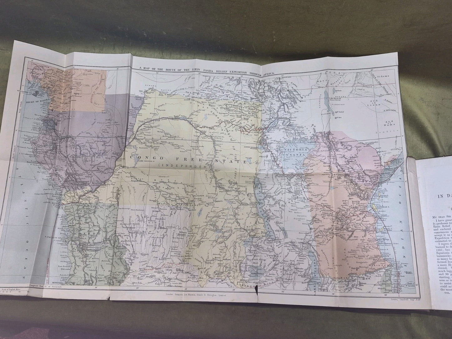 IN DARKEST AFRICA - HENRY M. STANLEY 2 Volume Edition Sampson Low Marston 1890 7