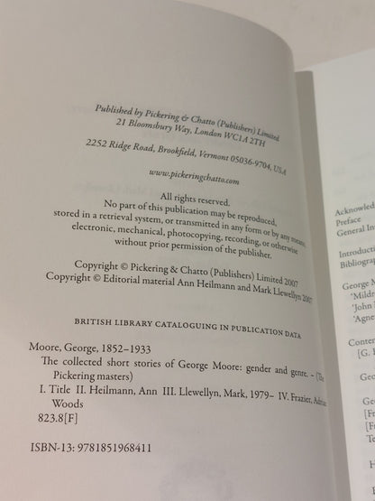Collected Short Stories of George Moore : Gender & Genre [Vol 1-5] (2007) Books3
