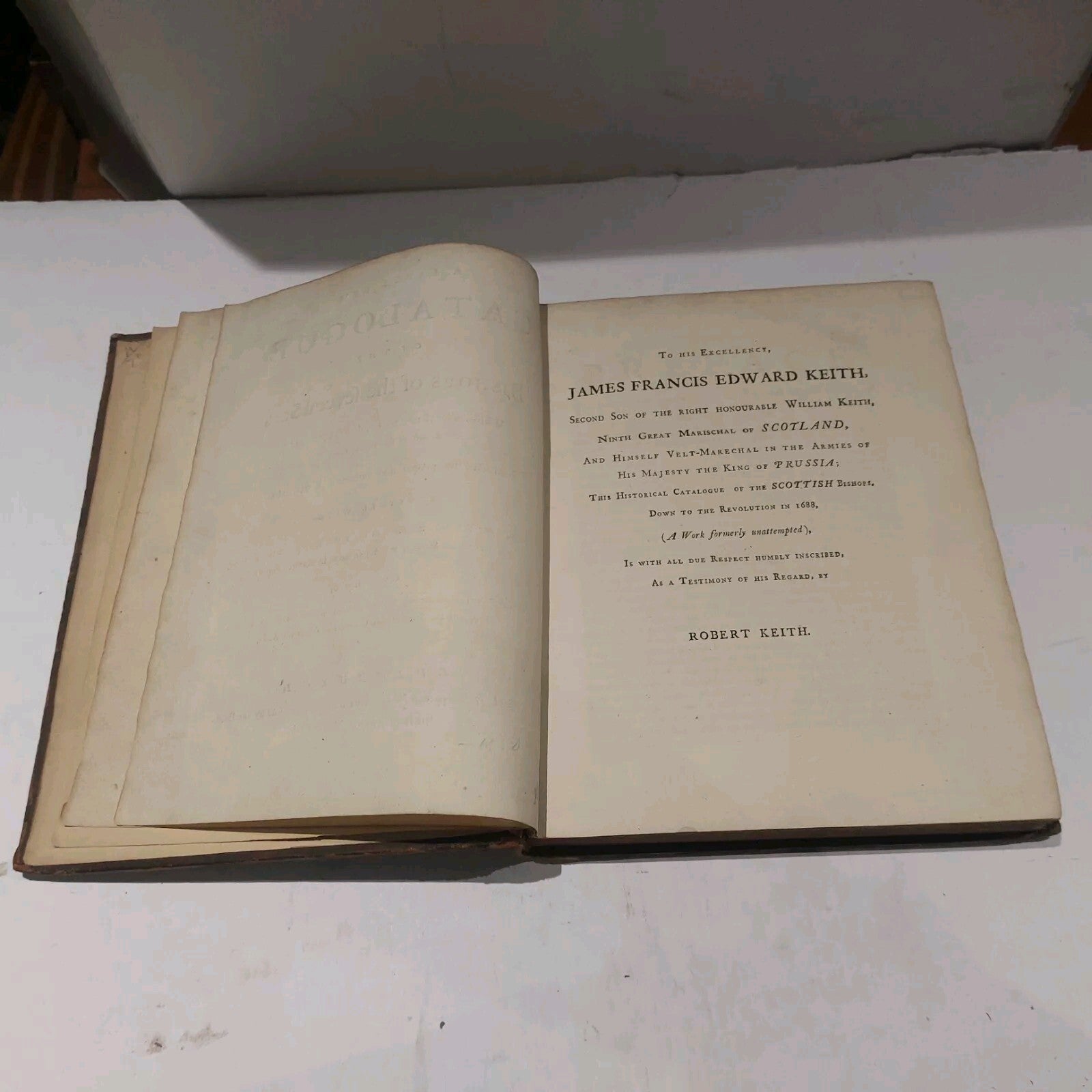 18th Century Catalogue: Bishops of the several Sees [...] Scotland, Keth (1755) 7