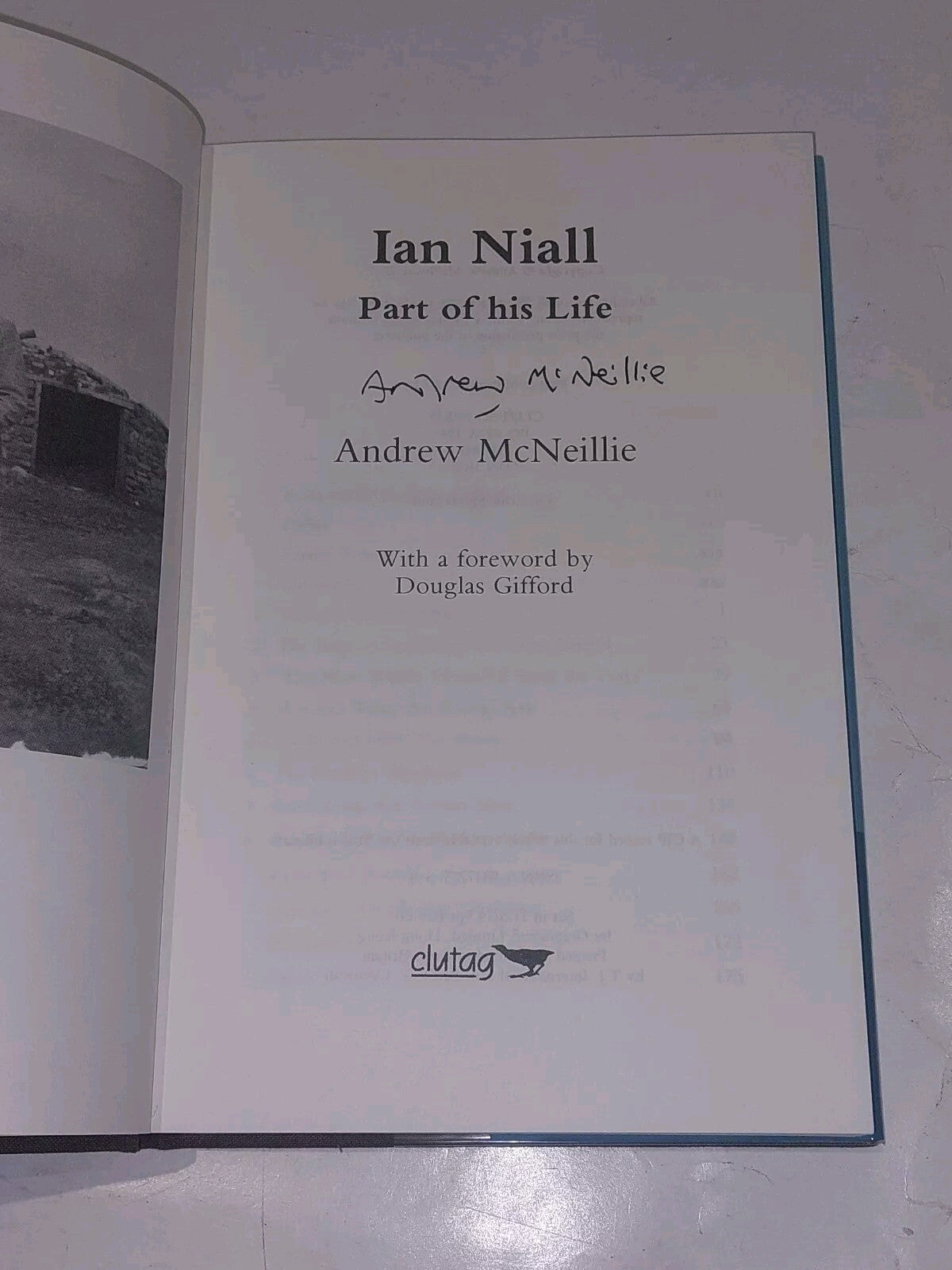 Ian Niall: Part of His Life by Andrew McNeillie (Hardcover, 2007) SIGNED1