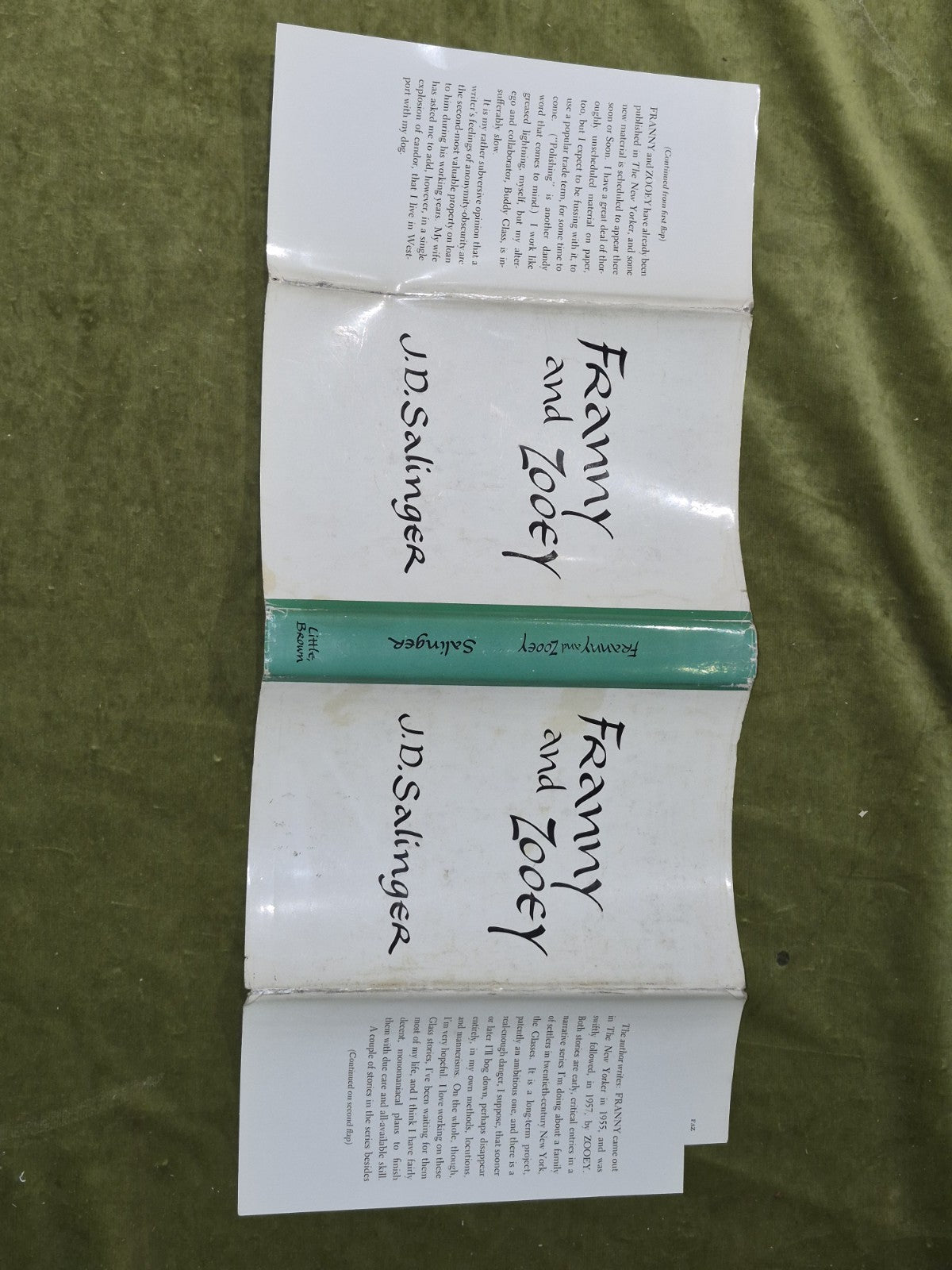 Franny and Zooey (1961 Second Printing) J. D. Salinger2